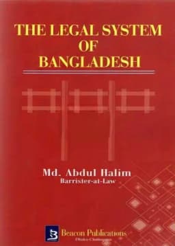 Cover of The Legal System Of Bangladesh