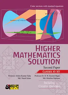 Book cover: Akkharpatra Higher Mathematics Solution Second Paper (Class 11-12) - English Version by প্রফেসর অসীম কুমার সাহা